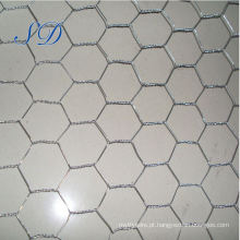 Rede de malha de arame hexagonal galvanizada